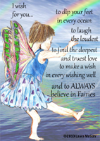 Believe in Fairies poem and print