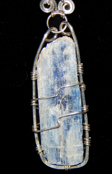 NC Kyanite in sterling silver